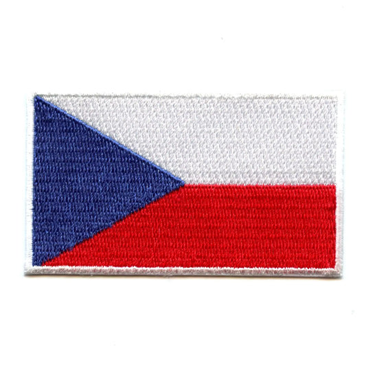 Czech Republic Embroidered Country Flag Patch 