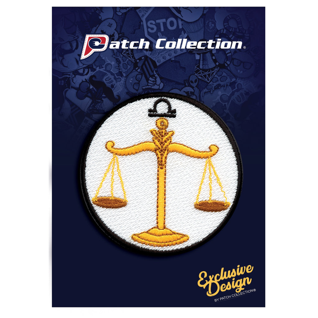 Libra  Zodiac Sign Iron On Patch 